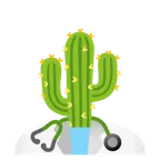 stetoscopio + cactus
