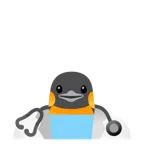 stetoscopio + pinguino