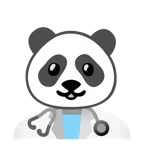 stetoscopio + panda