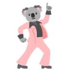 palla da discoteca + koala