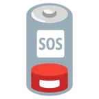 batteria scarica + pulsante SOS
