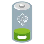 batteria scarica + cactus