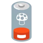 batteria scarica + fungo