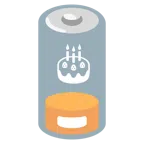 batteria scarica + torta di compleanno
