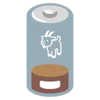 batteria scarica + capra