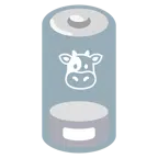 batteria scarica + muso di mucca