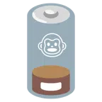 batteria scarica + muso di scimmia