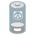 batteria scarica + panda