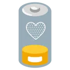 batteria scarica + cuore giallo