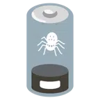 batteria scarica + ragno