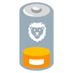 batteria scarica + leone