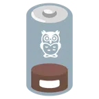 batteria scarica + gufo