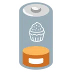 batteria scarica + cupcake