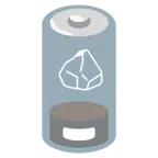 batteria scarica + roccia