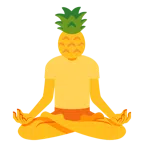 Lotusblüte + Ananas