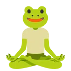 Lotusblüte + Frosch