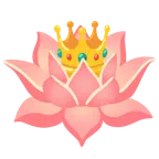 Lotusblüte + Krone