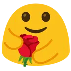 personas abrazándose + rosa