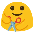 personas abrazándose + tijeras