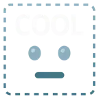 dotted line face + COOL button