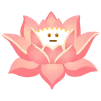dotted line face + lotus