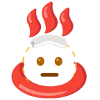 dotted line face + hot springs