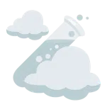 Wolke + Reagenzglas