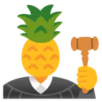 bilancia a doppio piatto + ananas