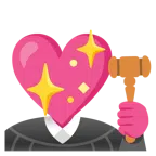 bilancia a doppio piatto + cuore che luccica