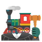 bilancia a doppio piatto + locomotiva