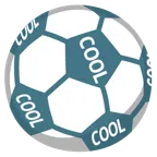 pallone da calcio + pulsante COOL