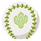 palla da baseball + cactus