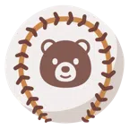 palla da baseball + orso