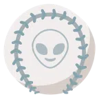 palla da baseball + alieno