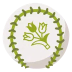 palla da baseball + mazzo di fiori