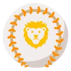palla da baseball + leone