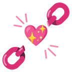 catene + cuore che luccica