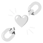 catene + cuore bianco