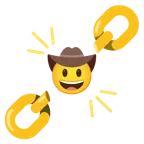 catene + faccina con cappello da cowboy