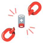 catene + batteria scarica