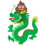 Drache + Kothaufen
