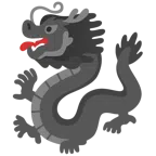 Drache + schwarzes Herz