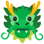 Drache + neutrales Gesicht