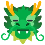 Drache + ausdrucksloses Gesicht