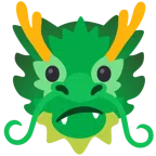 Drache + verwundertes Gesicht