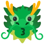 Drache + küssendes Gesicht