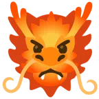 Drache + schmollendes Gesicht