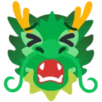 Drache + müdes Gesicht