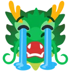 Drache + heulendes Gesicht