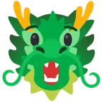 Drache + erstauntes Gesicht